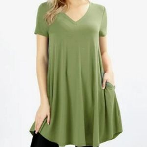 Zenana Premium V-neck tunic